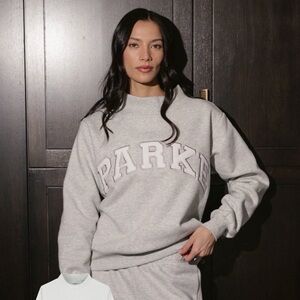 NEW PARKE Varsity Mockneck Metallic L/XL